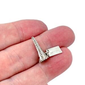 Estate Sterling Silver 925 Yellowstone Old Faithful Log Charm